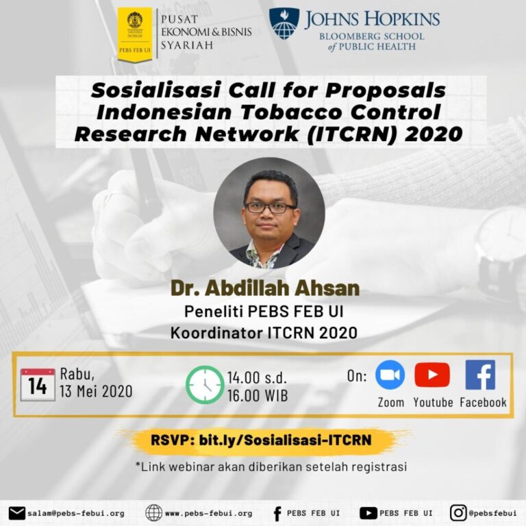 Sosialisasi Call for Proposals Indonesian Tobacco Control Sosialisasi Call for Proposals Indonesian Tobacco Control